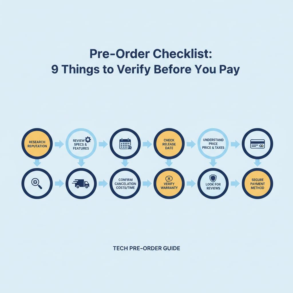 Pre-Order Checklist: 9 Things to Verify Before You Pay
