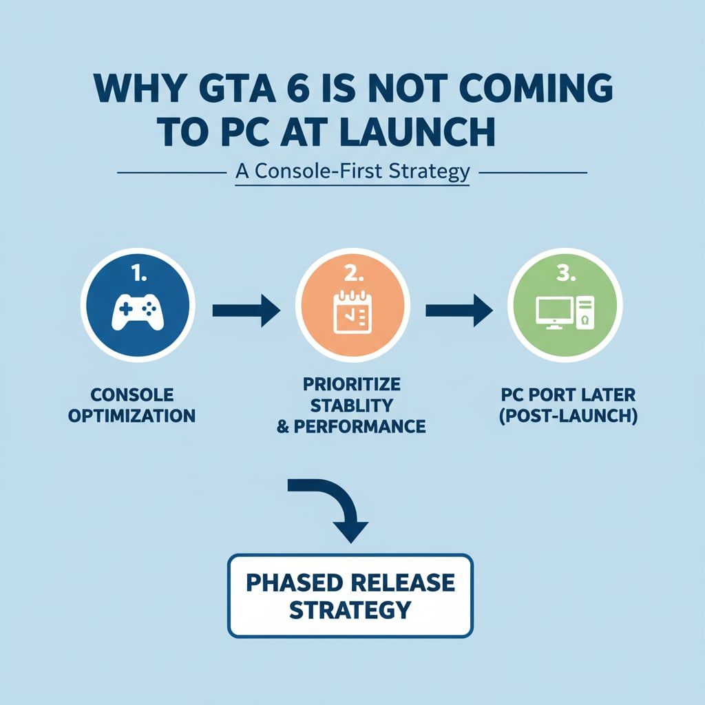 Why GTA 6 Is Not Coming to PC at Launch