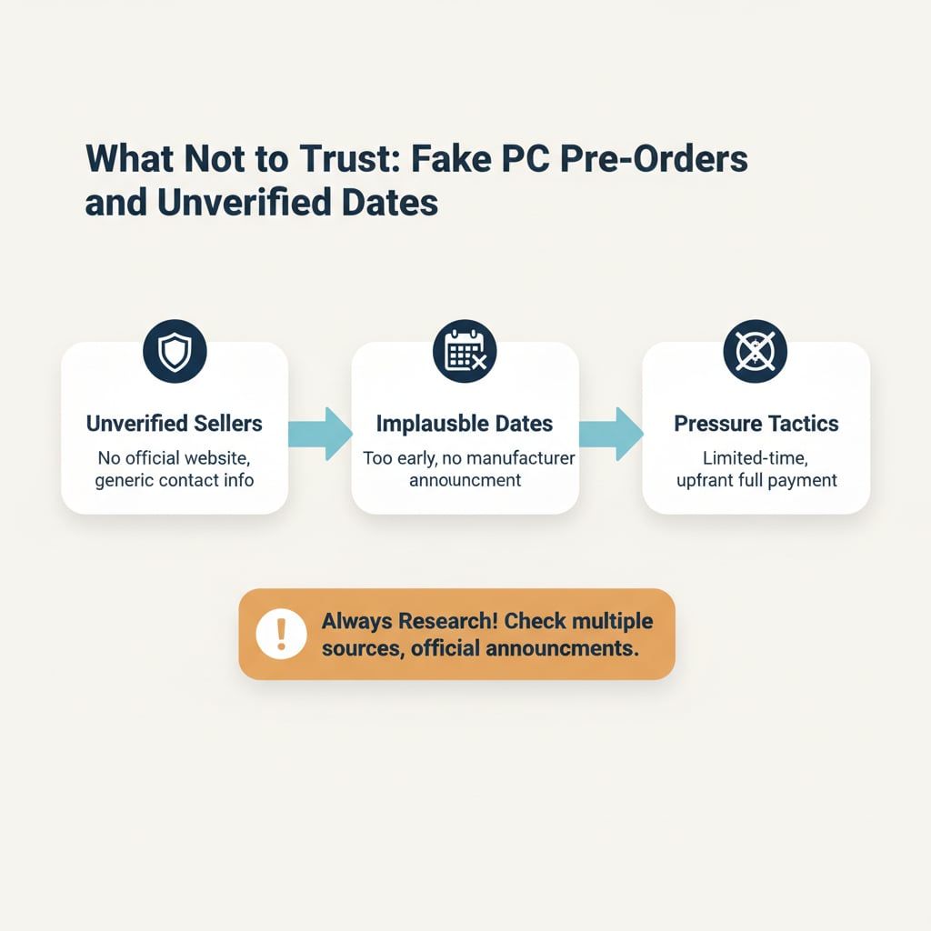 What Not to Trust: Fake PC Pre-Orders and Unverified Dates