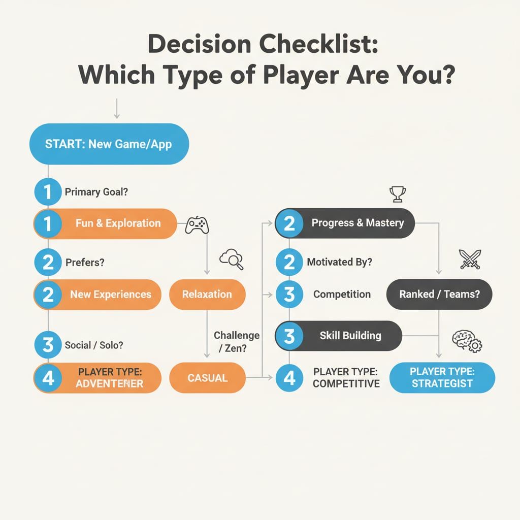 Decision Checklist: Which Type of Player Are You?