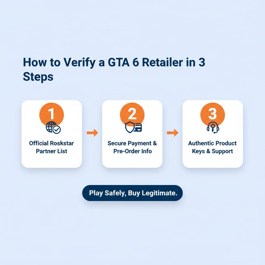 How to Verify a GTA 6 Retailer in 3 Steps