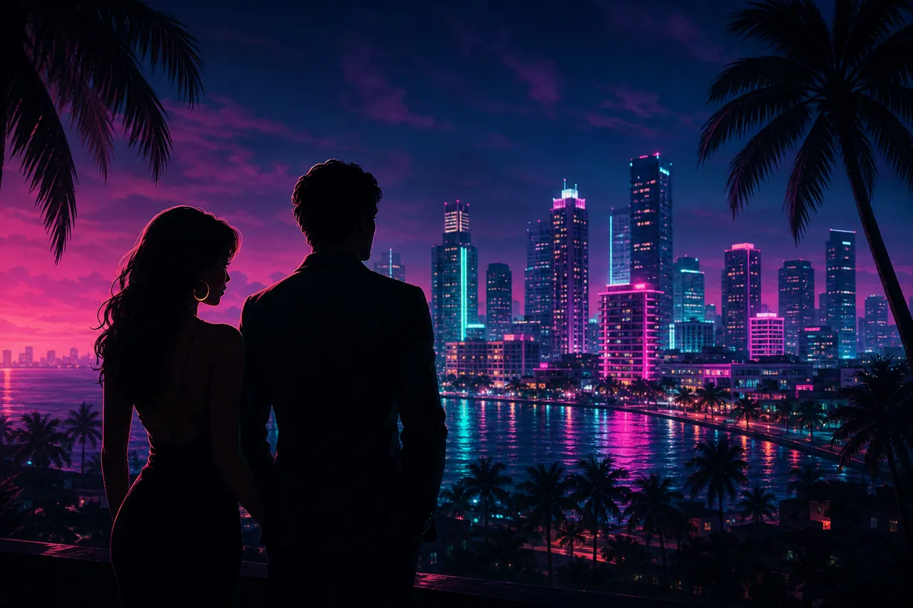 GTA 6 protagonists Lucia and Jason in Vice City Leonida setting