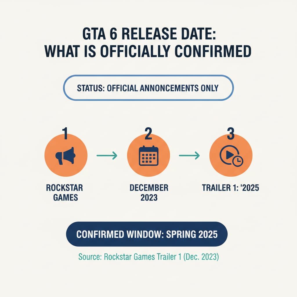 GTA 6 Release Date: What Is Officially Confirmed
