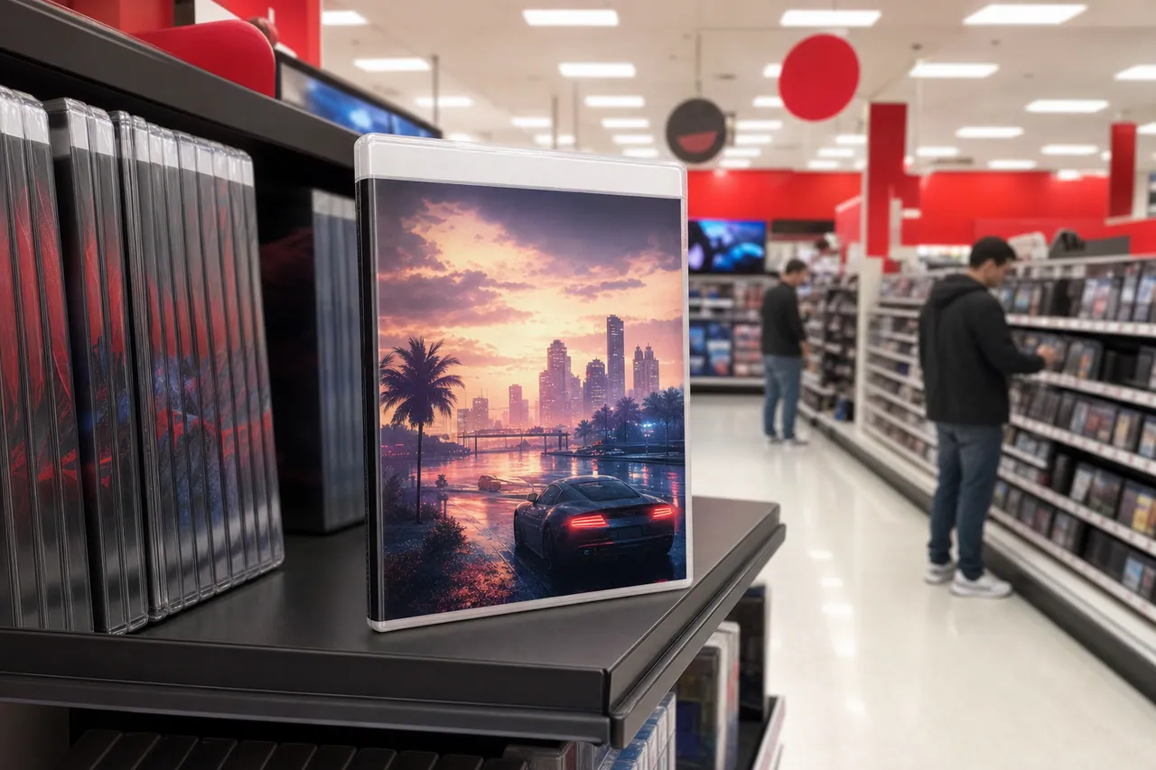 GTA 6 pre-order at Target — Standard Edition on shelf