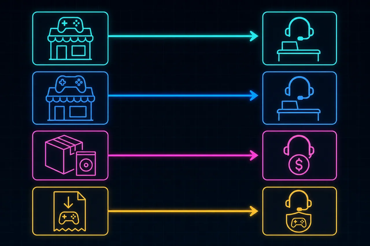 Support routing